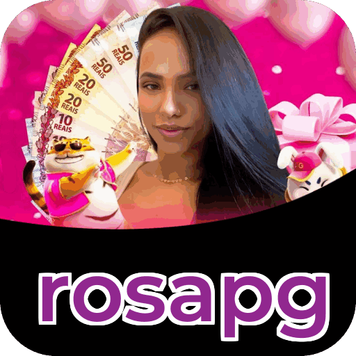 Interface do aplicativo rosapg mostrando jogos disponíveis no iOS e Android